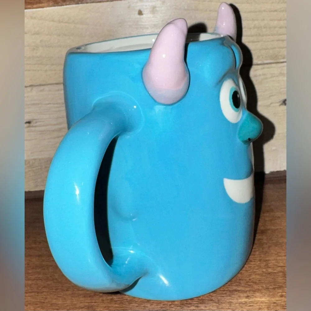 Super Cute 🥰 Disney Pixar Monsters Inc Sully  face with horns 😈 3D design Mug - Picture 10 of 11